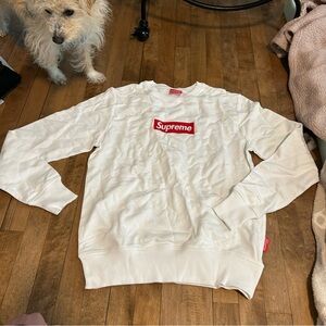 Supreme Spain Box Logo Crewneck Sweatshirt